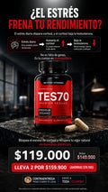 Suplemento de testosterona premium vegano en cápsulas